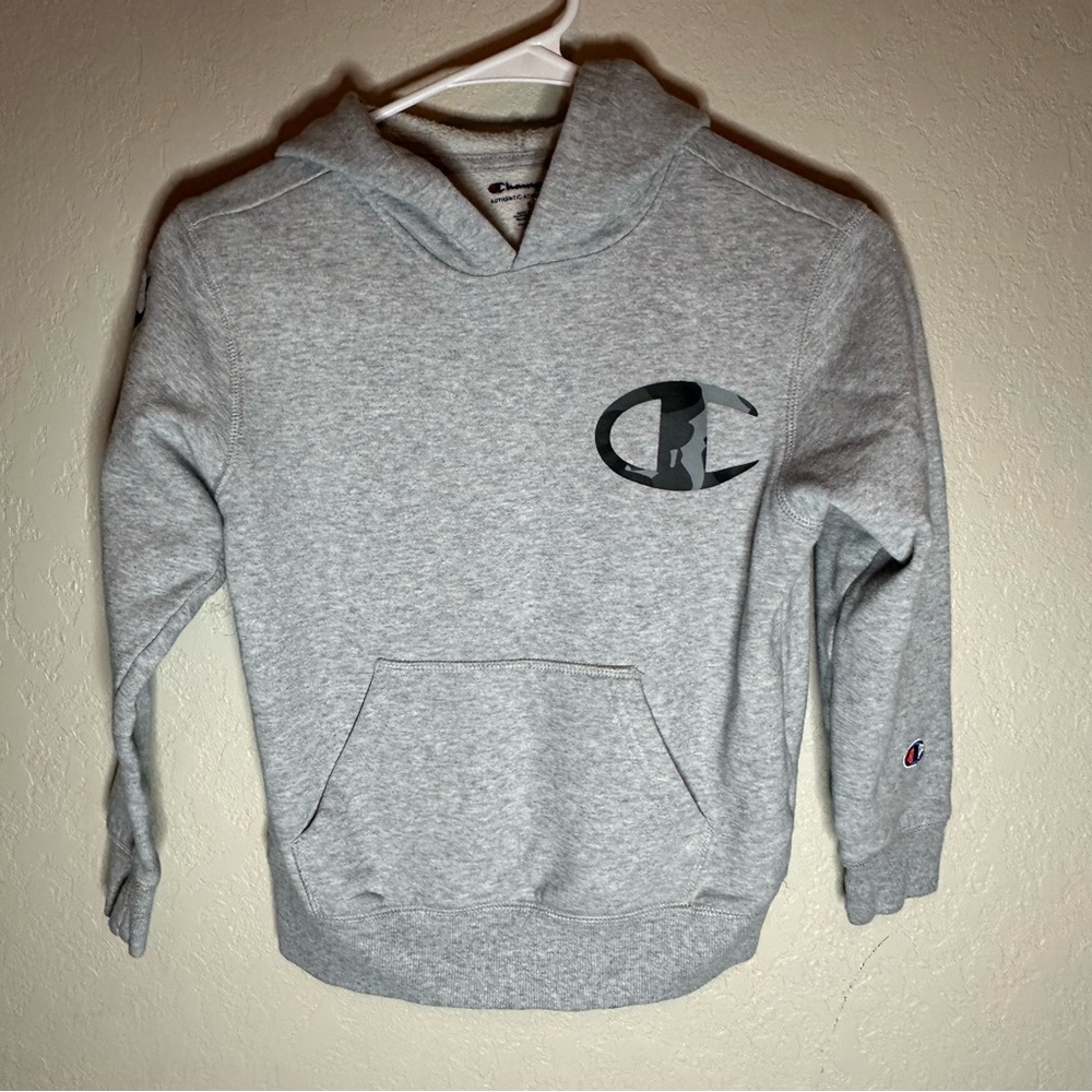 Champion Gray Kids Hoodie